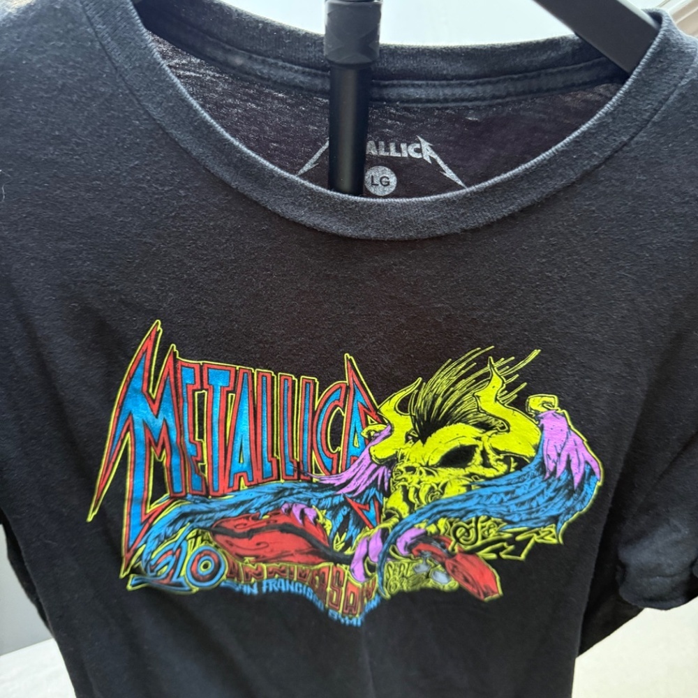 Metallica 20th Anniversary Concert San Francisco T Shirt Size Large - Picture 5 of 10